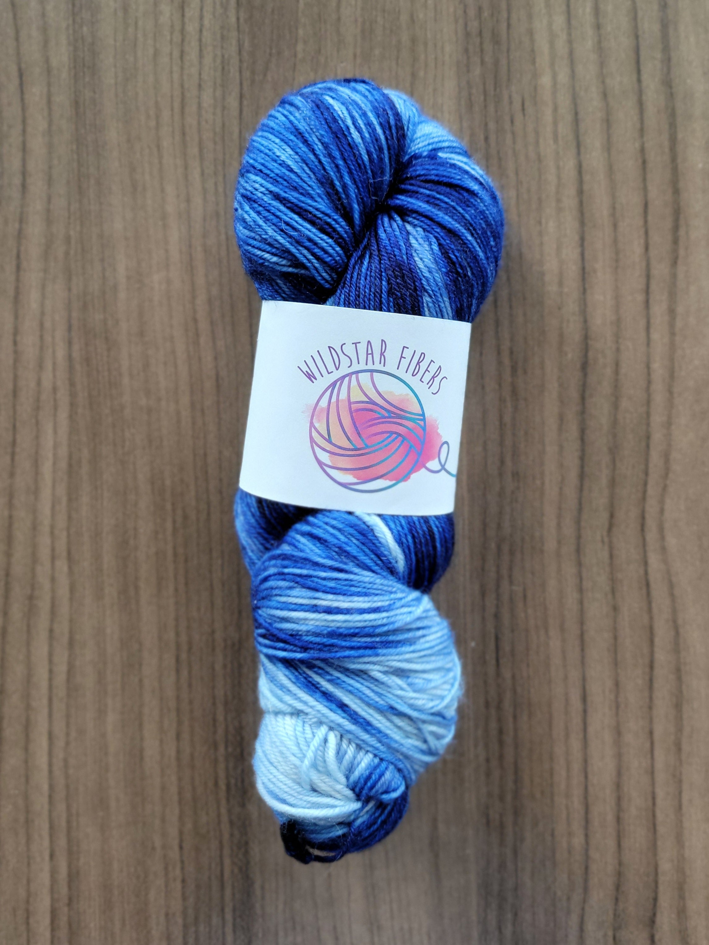 DESTASH ITEM | Wildstar Fibers | Fingering | Indigo Summer